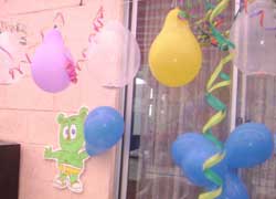 Decoración con globos para fiestas infantiles